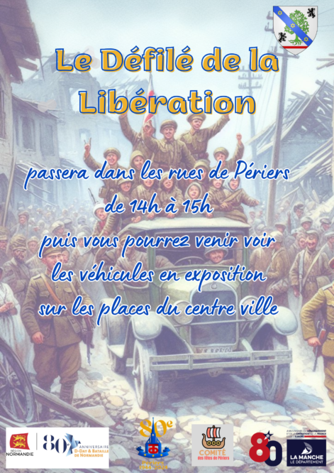 affiche défilé voitures